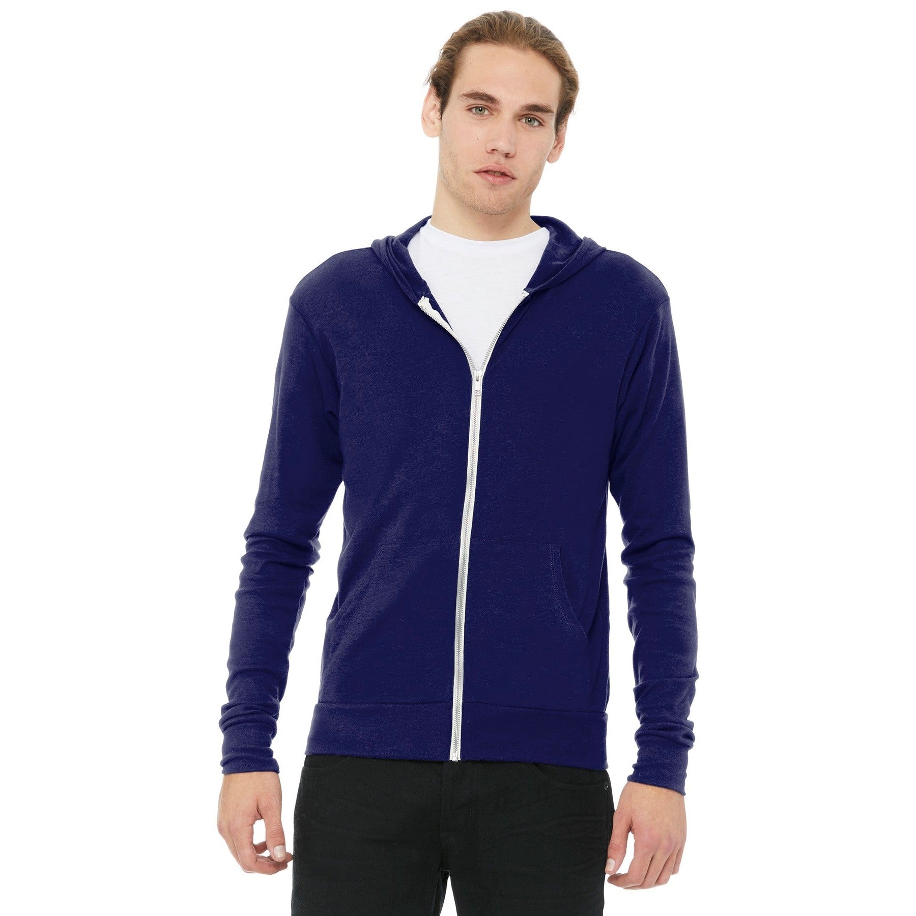 Bella + Canvas-BELLA+CANVAS ® Unisex Triblend Full-Zip Lightweight Hoodie. BC3939-MedTech-4